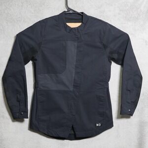 Hurley RSD Jacket Mens Small Black Canvas Riding Motorcycle Full Zip Moto